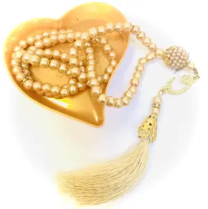 Perle Tasbeeh i Guld farve (99 perler)