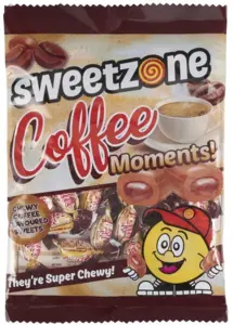 Coffee Moments Karameller Sweetzone (180 gram) (bedste før 1/7-2023)