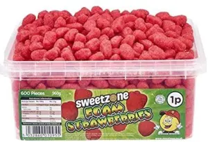 Foam Strawberries Sweetzone (1 kg)