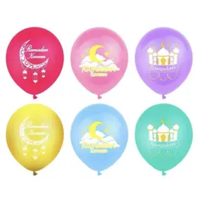 Ramadan Kareem Balloner i forskellige farver