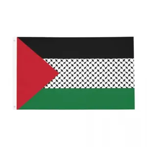 Luksus Palæstina flag med  Keffiyeh design, 60 x 100 cm