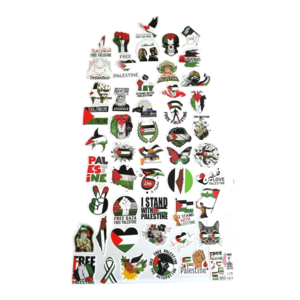 50 Free Palestine Klistermærker