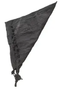 Palestina Halsduk, Kufiyah, Lätt Svart