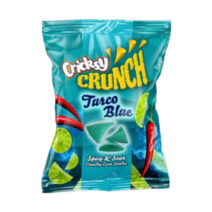 Cricksy Crunch Turco Blue Snack, Chili og Lime, 120g