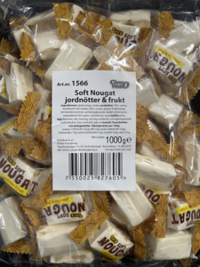 Blød Nougat Jordnødder & Frugt Choco Wok