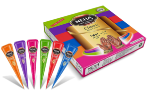 Neha Classic Rich Colour Cone 12x25 - Multi Color