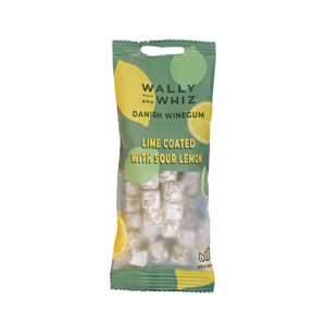 Vingummi med Lime Og Sur Citron (57 gr.) - Wally & Whiz Vegan