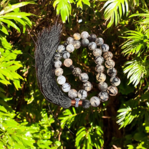 Black Tigers Eye Tasbih M. Agate Sten 33 Perler