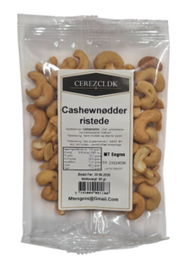 Ristede cashewnødder, 80g