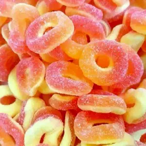 Bebeto, Peach rings, 1 kg