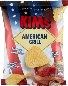 Kims Mini American Grill Chips 25G