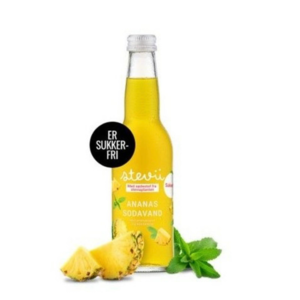 Stevii sukkerfri sodavand, ananas, 330ml