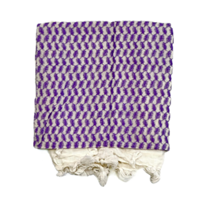 Hvid/lilla Keffiyeh