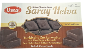 Usaş Tyrkisk Halva med chokoladeovertræk 250g