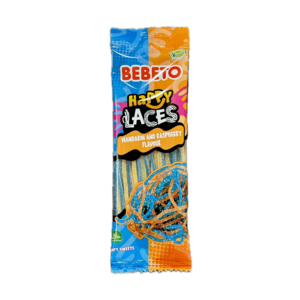 Bebeto happy laces, mandarin och hallon, 75 g