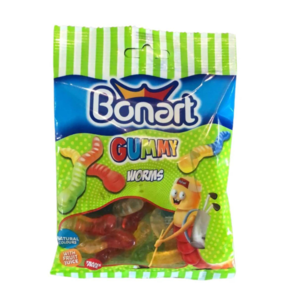 Gummy Worms, bonart, 80g