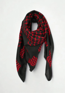 Rød/Sort, Vævet, Keffiyeh