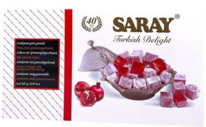 Saray Turkish Delight Lokum, Granatæble 400 gr