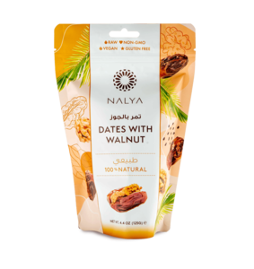 Dadler med valnødder- 125 g.